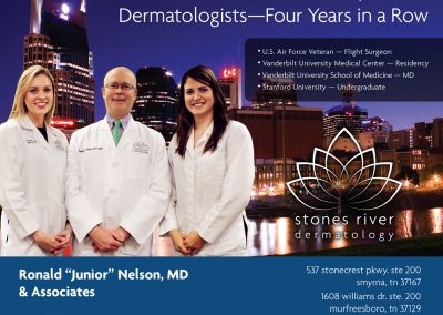 Stones River Dermatology. Top Doctor Ad - portfolio